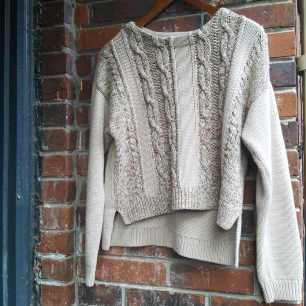 ❄️ A|X Armani Exchange Cable Knit Sweater - M